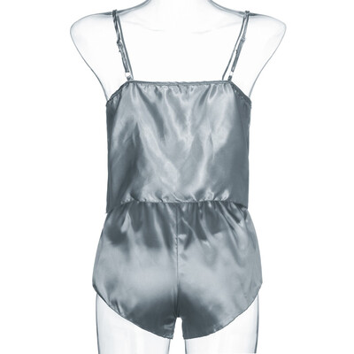 

Toponeto New Casual Women Stain Lace Lingerie Pajamas Short Camisole Shorts Sleepwear Set