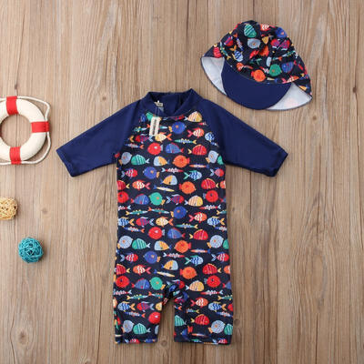 

Kid Baby Boy Girl Swimsuit Swimwear Bathing Beach Rash Guard Surfing Suit UPF50 hot sale newest 2018