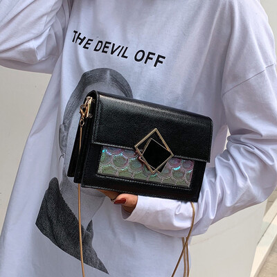 

Net red packet wild female bag 2019 new wave fashion shoulder bag summer small fresh ins foreign gas Messenger bag