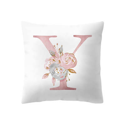 

JPGIF 45x45 cm Kinder Zimmer Dekoration Brief Kissen Englisch Alphabet pillowcases