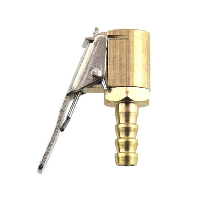 

1PCS Car Auto Zinc Alloy 6mm Tyre Wheel Tire Air Chuck Inflator Pump Valve Clip Clamp Connector Adapter for Cars