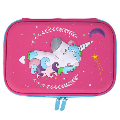 

Cute Horse 3D EVA Pencil Box Large Capacity Pencil Bags Children Kids Gifts
