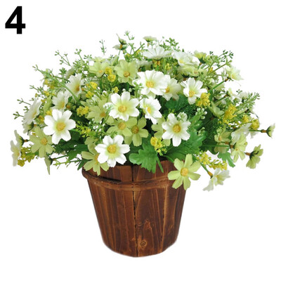

1 Bouquet 28 Heads Artificial Fake Cute Daisy Flower Home Wedding Garden Decor
