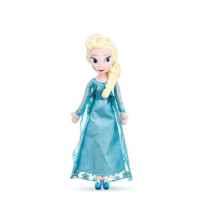 

Cute Stuffed Doll Toy Princess Elsa Anna Beautiful Dress Doll Plush Toy Girls Birthday Gift Toy
