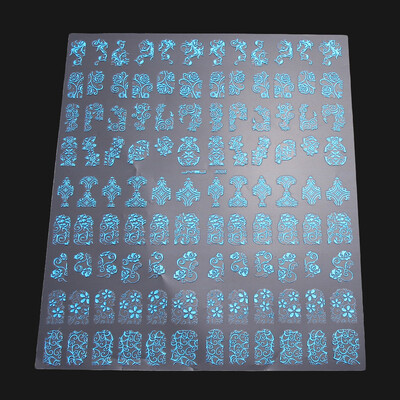 

108pcs 3D DIY Flower Design Nail Art Stickers Flower Manicure Tips Decals