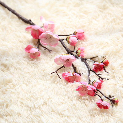 

1Pc Artificial Plum Blossom Cafe Shop Wedding Bouquet Party Fake Flower Decor