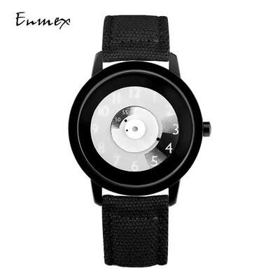 

Enmex Cool Watch Contrast Color Focus Creative Design Colorful Milan Steel Strip Watch