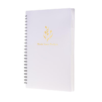 

Multifunctional Music Score Holder A4 Size Paper Sheet Document File Organizer Folder with 40 Pockets