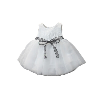 

Fashion Kids Cute Girls Dress Floral Party Princess Dresses Girls Bow-tie Birthday Tutu Dresses New Arrival