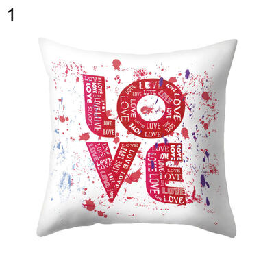 

Letter Love Hello 2019 Throw Case Cushion Cover Sofa Bed Car Cafe Office Decor