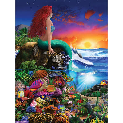 

5D DIY Full Drill Diamond Painting Mermaid Cross Stitch Embroidery Mosaic