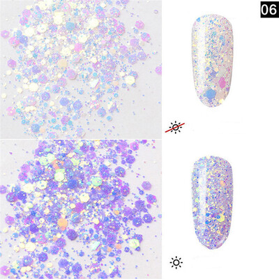 Toponeto Optical Chameleon Mirror Powder DIY Dust Nail Art Glitter Chrome Pigment