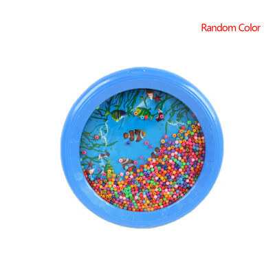 

Random Color Ocean Wave Bead Drum Gentle Sea Sound Musical Educational Tool Baby Kid Percussion Instruments Drum