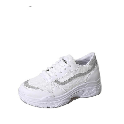 

New 2019 Women Sneakers White Black Pink Platform Womens Casual Shoes Ladies Basket Femme Trainers Zapatillas Deportivas Mujer