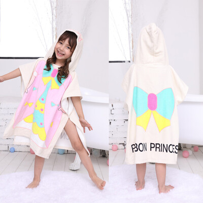 

Infant Baby Boys Girls Kids Bathrobe Cartoon Animals Hooded Bath Towel Pajamas