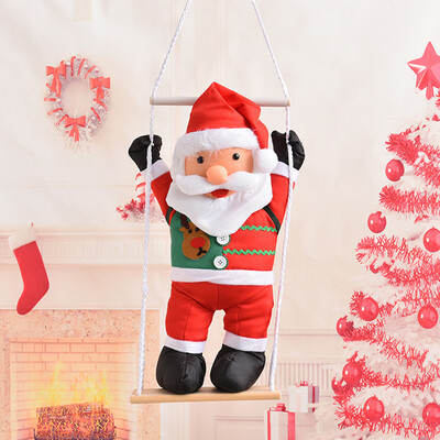 

Tailored Christmas 60cm Santa Climbing Rope Ladder Xmas Tree Hanging Ornament Party Decor