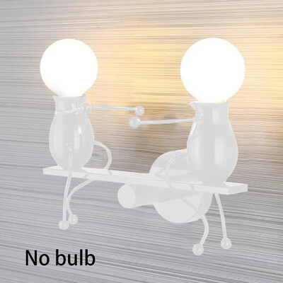 

〖Follure〗Modern Charming Chandelier Creative Iron People Lamp Elegant Wall Lights Hanger