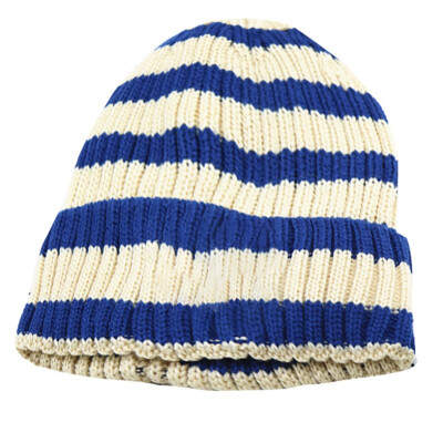 

Girls Boys Accessories Baby Striped Print Hats Winter Newborn Knitted Cute Warm Kids Wool Hemming Caps Baby Clothing