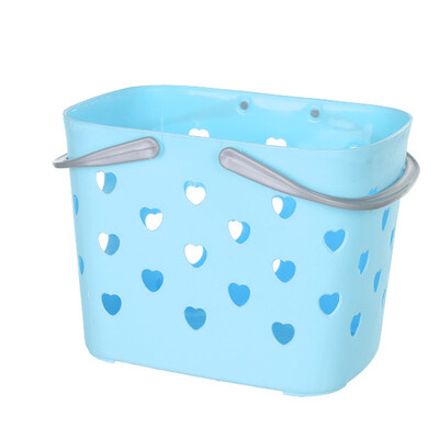 

Toponeto Storage Bathroom Kitchen Hollow Plastic Color Fashionable Portable For Basket