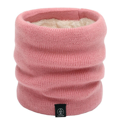 

Unisex Winter Men Women Warm Knitted Ring Scarves Thick Elastic Knit Mufflers Children Neck Warmer Plush Polyester Scarf