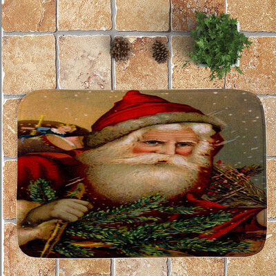 

Toponeto Merry Christmas Welcome Doormats Indoor Home Carpets Decor 40x60CM