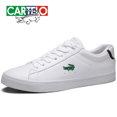 

Cartier crocodile casual mens shoes Korean version of the trend of fashion students running outdoor travel non-slip breathable 0077 white black 39