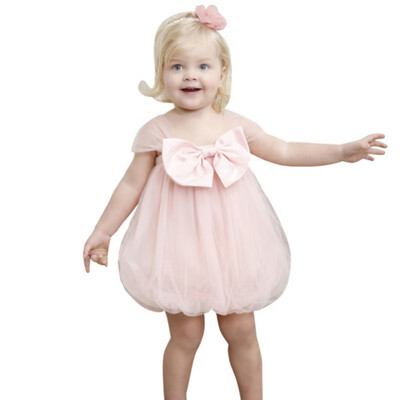 

Dress for Girl Baby Clothes Big Bow Flower Girl Wedding Dresses Fashion Baby Girl Clothes Cute Photo Baby Girl Dress