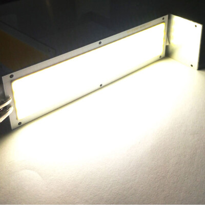 

Gobestart New 12V-24V 1000LM 10W COB LED Strip Light High Power Lamp Chip WarmCool White