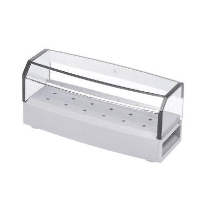 

18-hole Dental Box Sterilization Storage Box for Dental Polishing Head Dental Bur Dentist Tool Box Two-color Optional