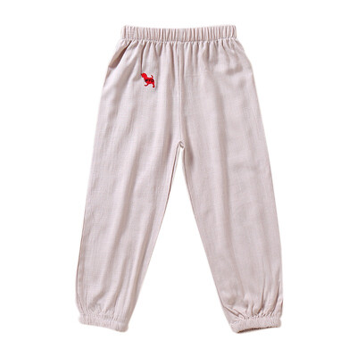 

Summer Kids PANTS Children Thin Anti-Mosquito Casual Pants Baby Pajama Pants Boys Girls Soft Cotton Bloom Pants