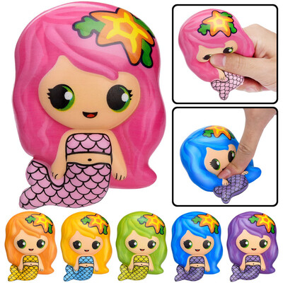 

〖Follure〗Squishies Toy Kawaii Mermaid Slow Rising Cream Scented Stress Relief Toys Gifts