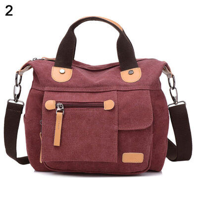 

Leisure Canvas Large Capacity Women Handbag Adjustable Messenger Shoulder Bag