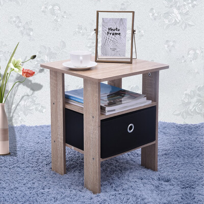 

Gobestart End Table Bedroom Night Stand With Storage Drawer Childrens Desk Bedside Table