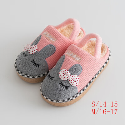 

Children Boy Girl Ctue Shoes Casual Fashion Baby Cartoon Slippers Kids Indoor Breathable Anti-Slip Soft Soled Warm Shoes