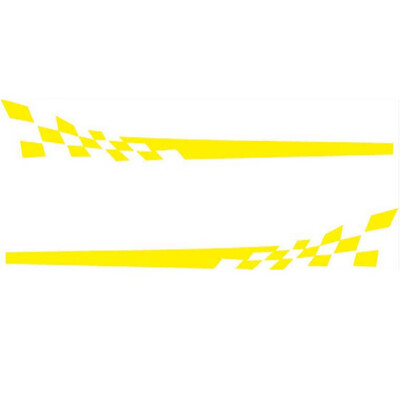 

2PCS Car Body Side Stripe Skirt Decal Sticker Waterproof Durable Car Vinly Sticker For Cars Decoration