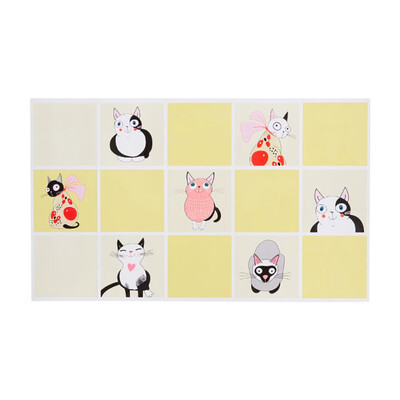 

Extra Thick Plaid Style Tile Wallpaper Kitchen Oil-proof Waterproof Oil Stickers Colorful Self-adhesive Oil Sticker