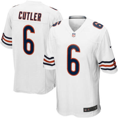 

Mens Football Jersey Chicago Bears Jay Cutler White Game Jersey
