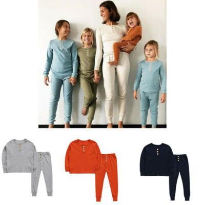 

2pcs Kids Baby Boys Girls Sleepwear Nightwear Pjs Pajama Set Outfit
