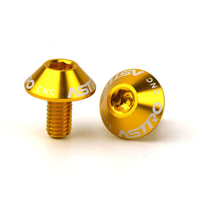 

2pcs Bottle Cage Holder Screws Aluminum Alloy MTB Bicycle Road Bike M512 Bolts