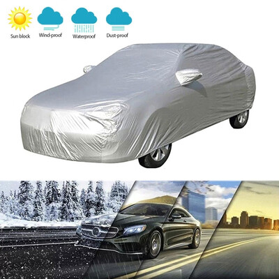 Indoor Outdoor Full Car Cover Sun UV Rain Snow Dust Resistant Protection Car Covers