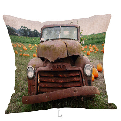 

〖Follure〗Halloween Pillow Cases Linen Sofa Pumpkin ghosts Cushion Cover Home Decor