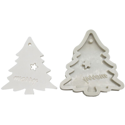

New Santa Claus Snowflake Chocolate Cake Mold Xmas Tree Silicone Christmas Mould