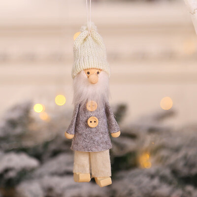 

Santa Claus Pendant Cute Christmas Knitted Doll Festival Household Decoration Lovely Christmas Gift For Children