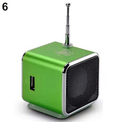 

Portable Micro SDTF FM Radio Mini USB Stereo Super Low-sound Speaker Music Player Portable Outdoor Music Speakers for MP3