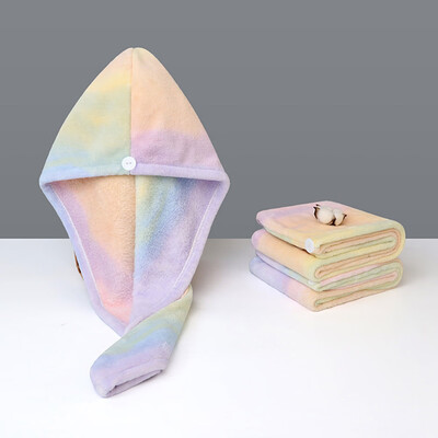 

Rapid Drying Hair Towel Soft Thick Absorbent Shower Cap Hair Hat Practical