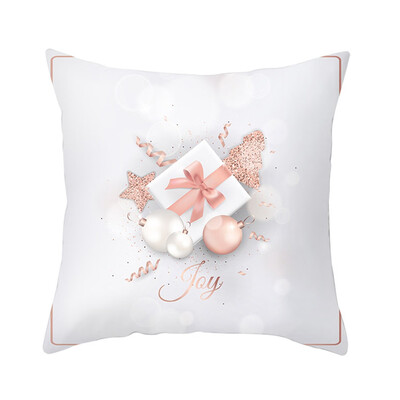 

18x18" Snowflake Cushion Cover Christmas Sofa Cushion Cover Home Decoration