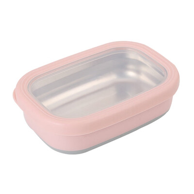 

Stainless Square Steel Lunch Box Keeping Fresh Household Sealing Box Storage Leakproof