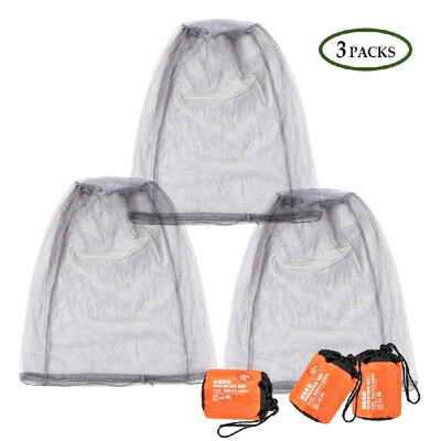 

Lixada Mosquito Mesh Net Protective Head Cover Insect Gnat Bee Repellent Netting Outdoor Gardening Bee Keeping Head Screen