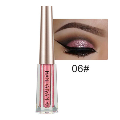 

HANDAIYAN Shiny Metal Pearlescent Liquid Eyeshadow Glitter Waterproof Eyeliner