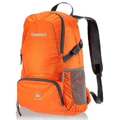 

TOMSHOO 30L Ultra Lightweight Water-resistant Nylon Outdoor Backpack Travel Trekking Foldable Bag